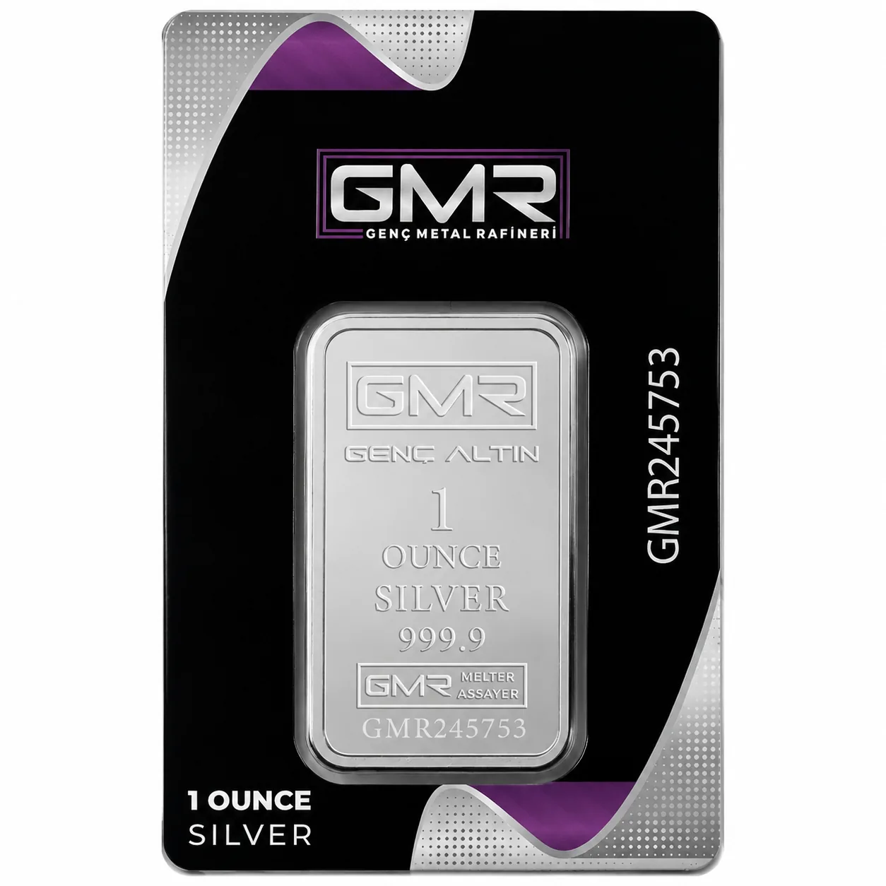 شمش نقره یک اونس GMR