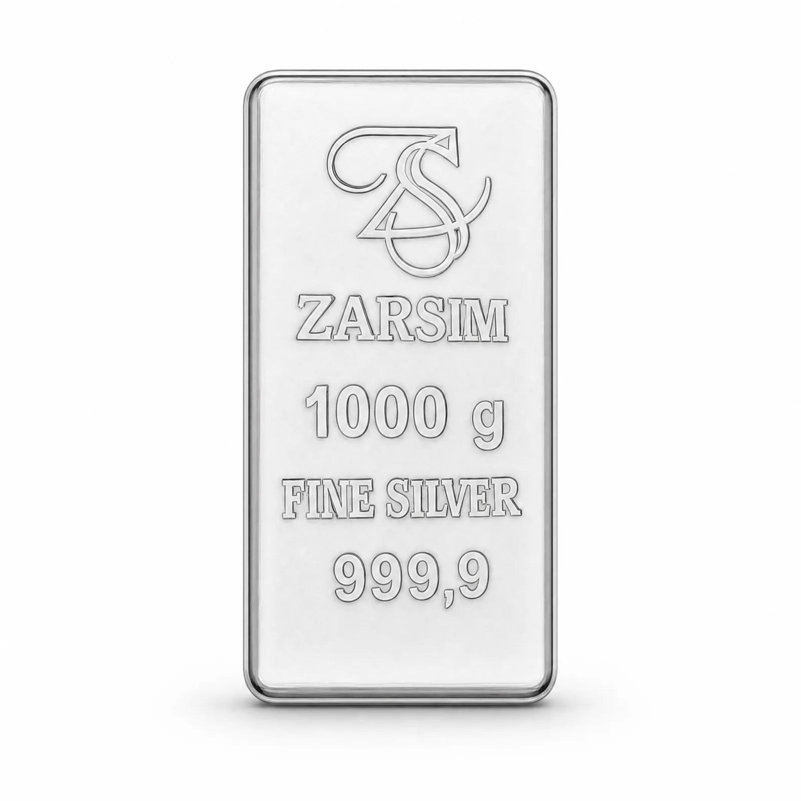 شمش نقره یک کیلویی زرسیم